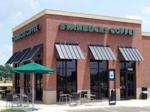 Parasol Awnings Starbucks Olive Branch, MS