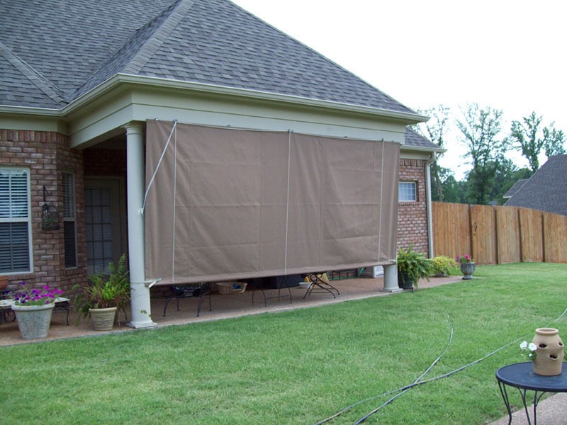 Residential Drop Curtain Olive Branch, MS
