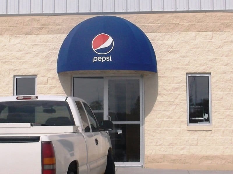 Parasol Awnings Pepsi Distribution Greenwood, MS