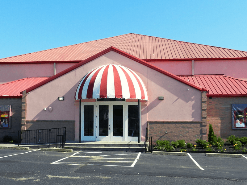 Commercial Fabric Dome Entryway awning