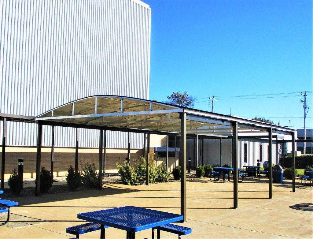 Memphis, TN Marquee Entrance Standing Seam Awnings