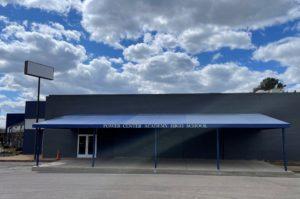 Awning at Power Center Academy