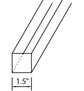 Suspended Metal Canopy hanger attachment drawing square