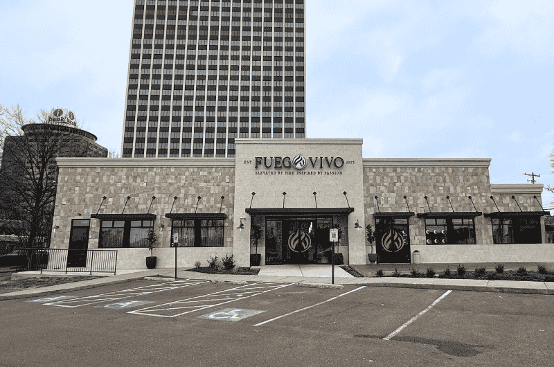 front view of Fuego Vivo restaurant