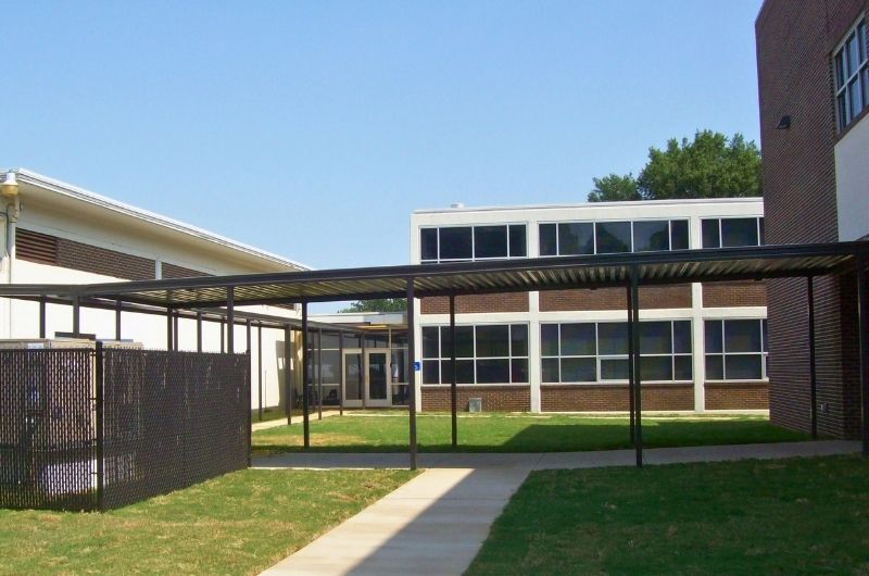 school walkway cover