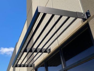 Louvered Metal Sunshades