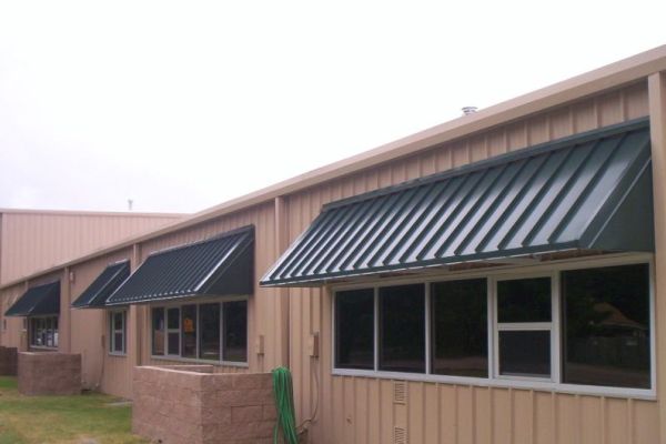 Standing Seam Window Awnings