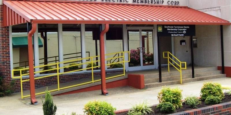 Standing Seam Awning - Southwest Tennessee Electric