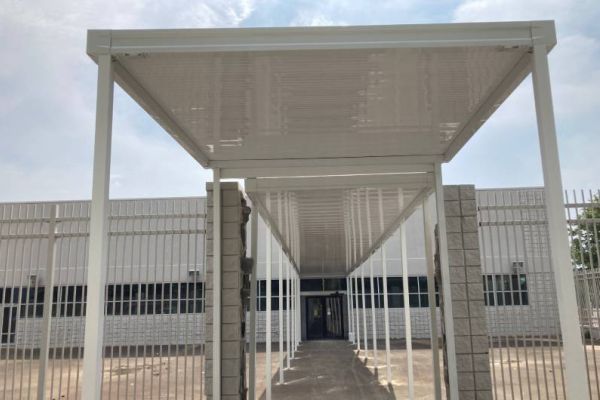 Metal Canopy with Posts 