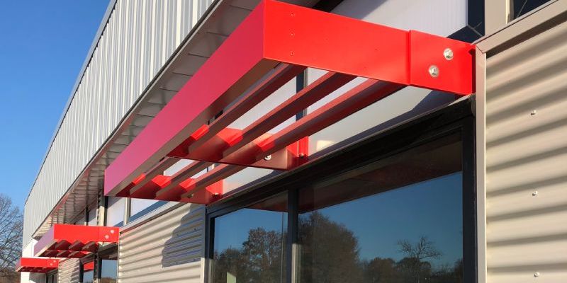 Louvered Metal Canopies