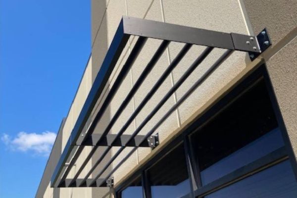 Louvered Metal Sunshades