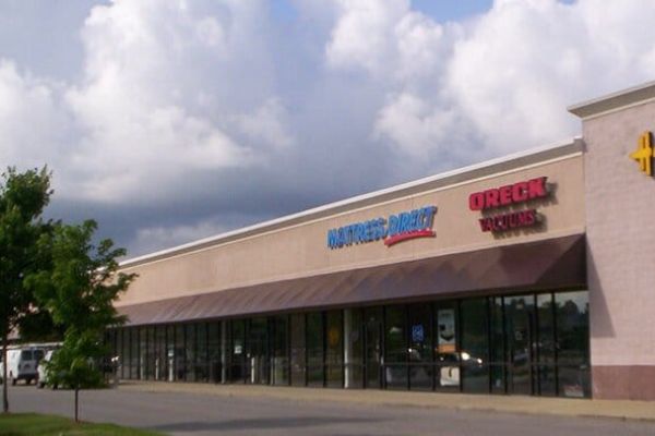 Square Fabric Walkway Awning