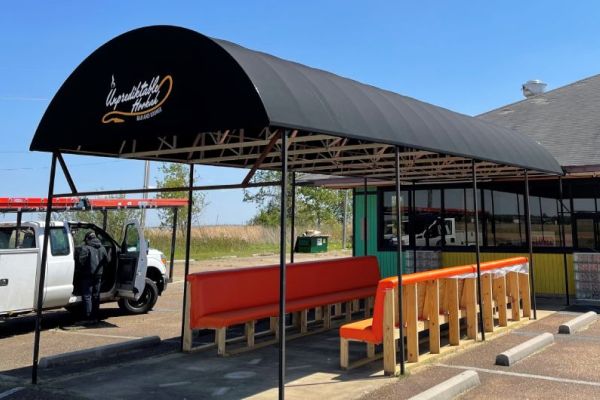 Commercial Fabric Marquee Entryway Awning