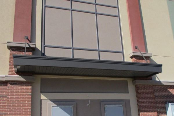 Metal Suspended Door Canopy