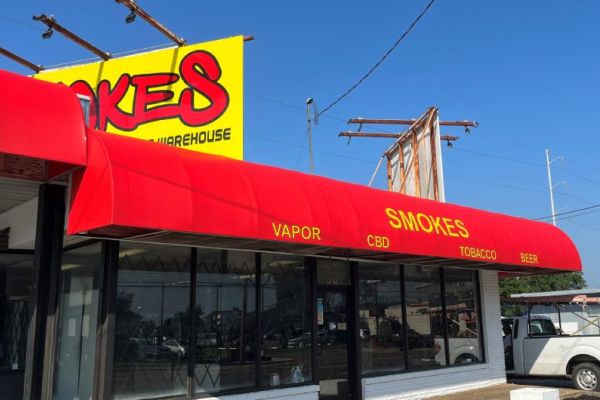 Convex Storefront Awning