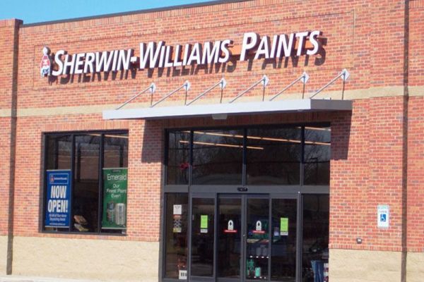 Suspended Metal Entryway Canopy