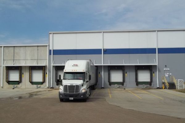 Suspended Loading Dock Canopy