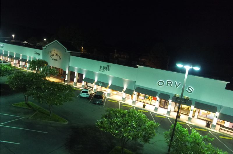 Laurelwood Shopping Center Memphis Commercial Fabric Squares