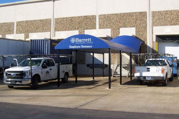 Sloping Marquee Walkway Canopy