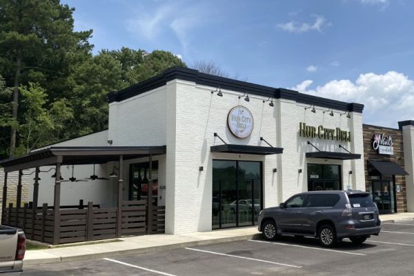 Commercial Metal Suspended Canopy