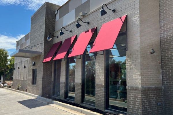 venetian style fabric awnings