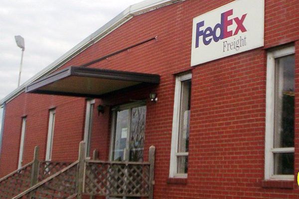 Suspended Metal Door Canopy 