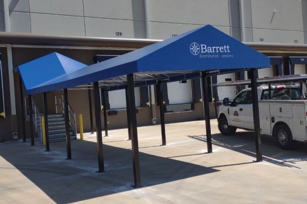 A-Frame Fabric Walkway Canopy