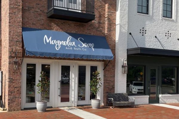 Venetian Style Awning with Graphics