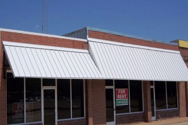 Standing Seam Square Awning