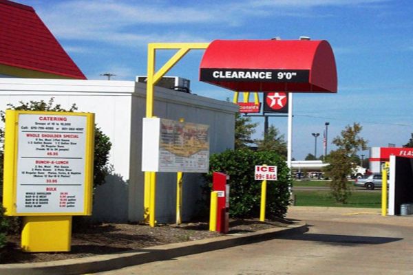 Custom Drive Thru Awning 