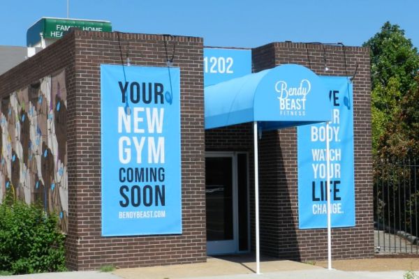 Commercial Fabric Marquee Entryway Awning