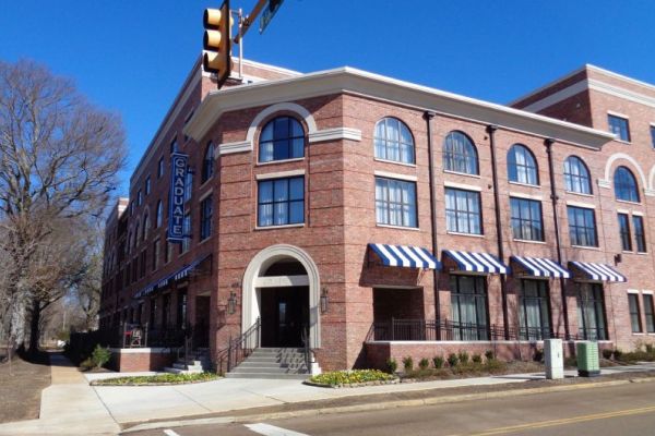 Square Hotel Window Awnings