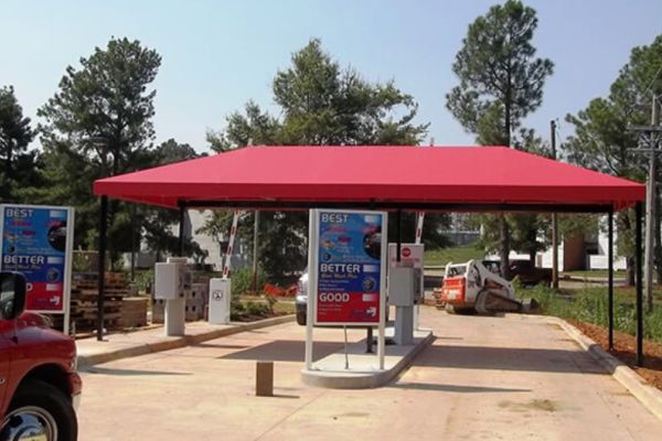 Stationary Canopy Car Wash Cover